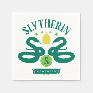 SLYTHERIN™ House Doppelschlangen-Anhänger Grafik Serviette