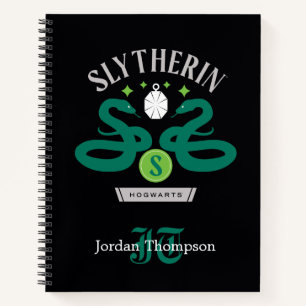 SLYTHERIN™ House Double Snake Locket Graphic Notizbuch