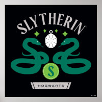 SLYTHERIN™ House Double Snake Locket Graphic