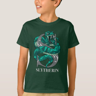 SLYTHERIN™ Kreuzschraffiertes Emblem T-Shirt