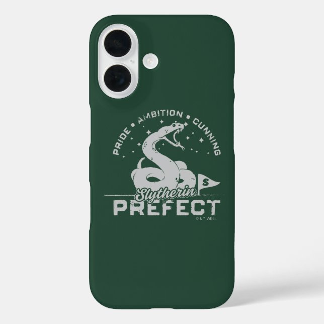 SLYTHERIN™ Präfektes Abzeichen iPhone 16 Hülle (Rückseite)