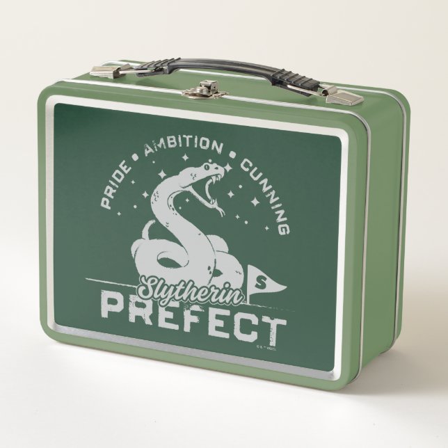 SLYTHERIN™ Präfektes Abzeichen Metall Brotdose (Vorderseite)