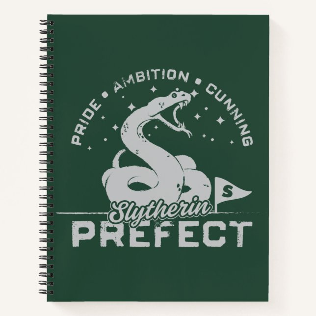 SLYTHERIN™ Präfektes Abzeichen Notizbuch (Vorderseite)