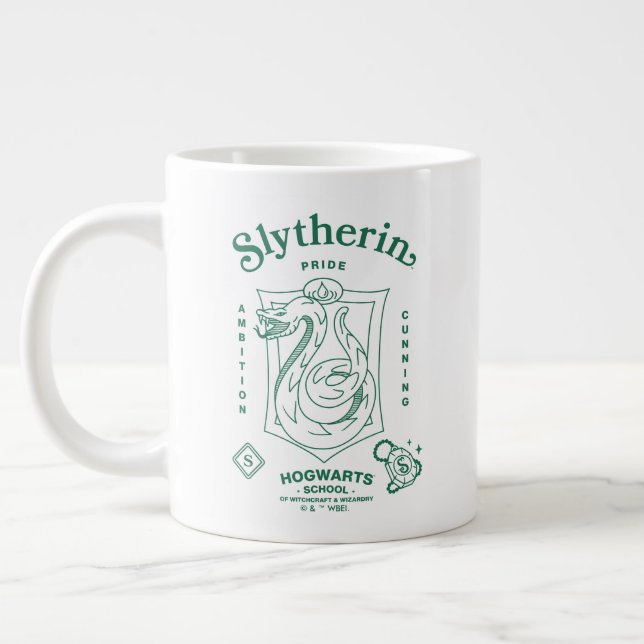 SLYTHERIN™ Pride Ambition Cunning Crest Jumbo-Tasse (Links)