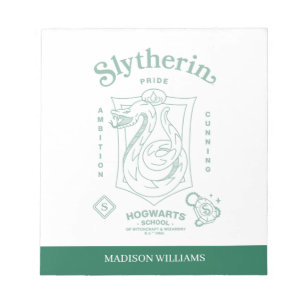 SLYTHERIN™ Stolz Ehrgeiz List Wappen Notizblock