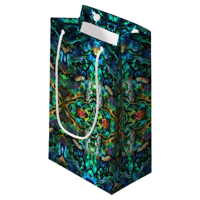 Sm Geschenktasche Abalone Kleine Geschenktüte (Vorderseite Schrägansicht)