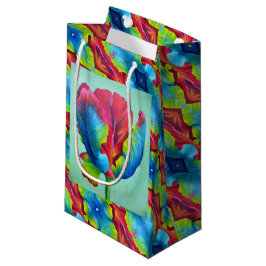 Sm Gift Bag Rainbow Tulip #2 Kleine Geschenktüte