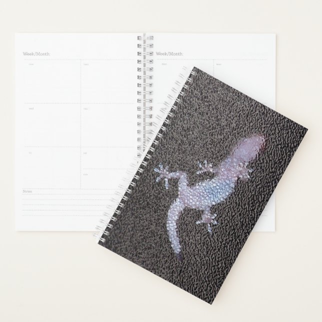 Sm Planner Gecko auf Glas Planer (Anzeige)
