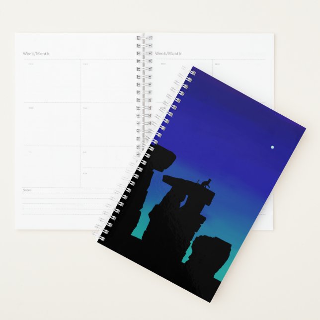 Sm Planner Kitty sur Henge (Devant avec enveloppe)