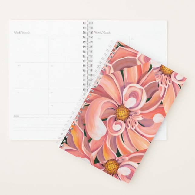 Sm Planner Peachy Dahlia (Devant avec enveloppe)