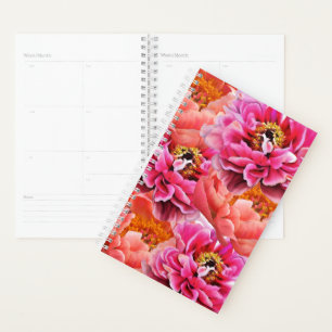 Sm Planner Pink/Coral Peonés