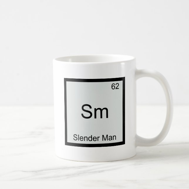 Sm - Regelmäßige Tabelle für die Chemie von schlan Kaffeetasse (Rechts)
