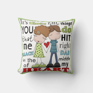 Smack Dab-Niedlich Couple Kissen