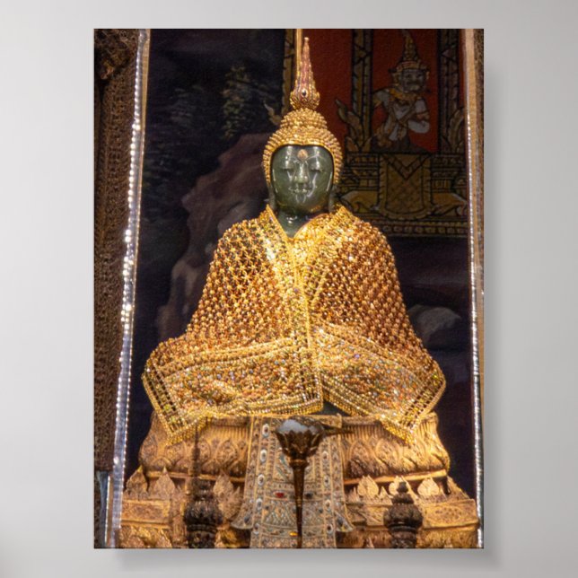 Smagagd-Buddha-Statue Poster (Vorne)