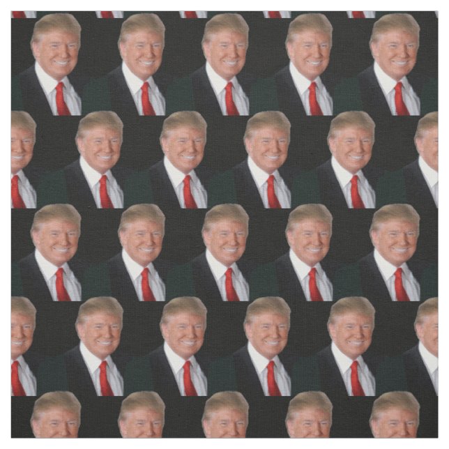 SMahlen Foto Präsident Donald Trump Stoff (Muster)
