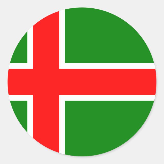 Småland, Schweden Runder Aufkleber (Vorderseite)