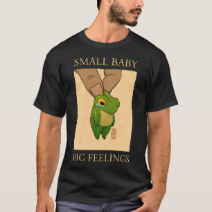 Small Baby Big Gefühls Niedlich Frog Artwork Asiat T-Shirt