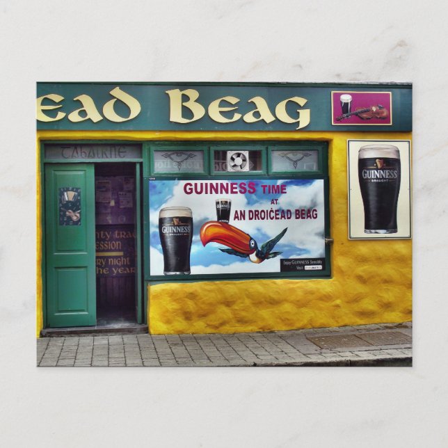 Small Bridge Pub Postcard Postkarte (Vorderseite)