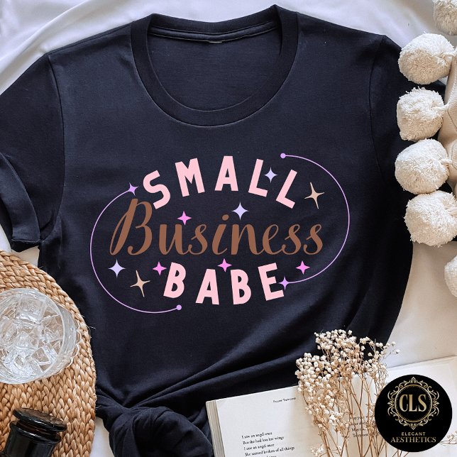 Small Business Babe Neutral Graphic Bella  T-Shirt (Von Creator hochgeladen)