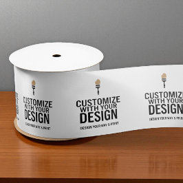 Small Business Custom Personalized Company  Satinband