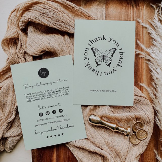 Small Business Danke Karte, (Small Business Thank You Card,)