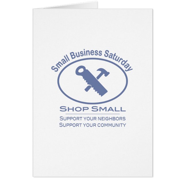 Small Business Samstag - Hardware blau (Vorne)