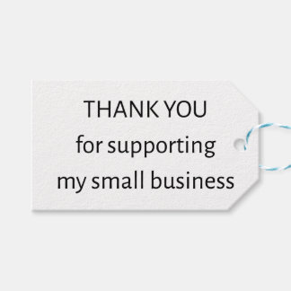 Small Business Thank You Gift Tag | Packaging Tag Geschenkanhänger