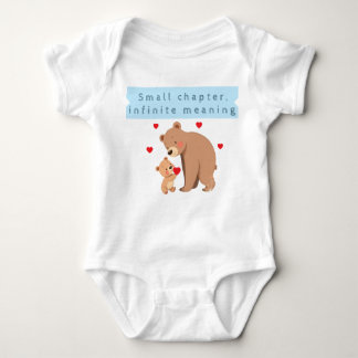 Small chapter, infinite meaning baby clothes baby strampler