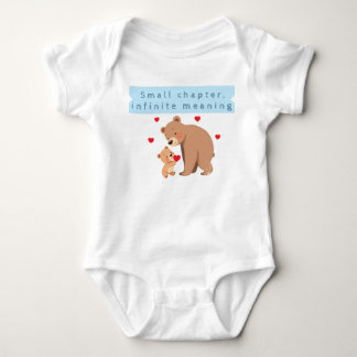 Small chapter, infinite meaning baby clothes strampler
