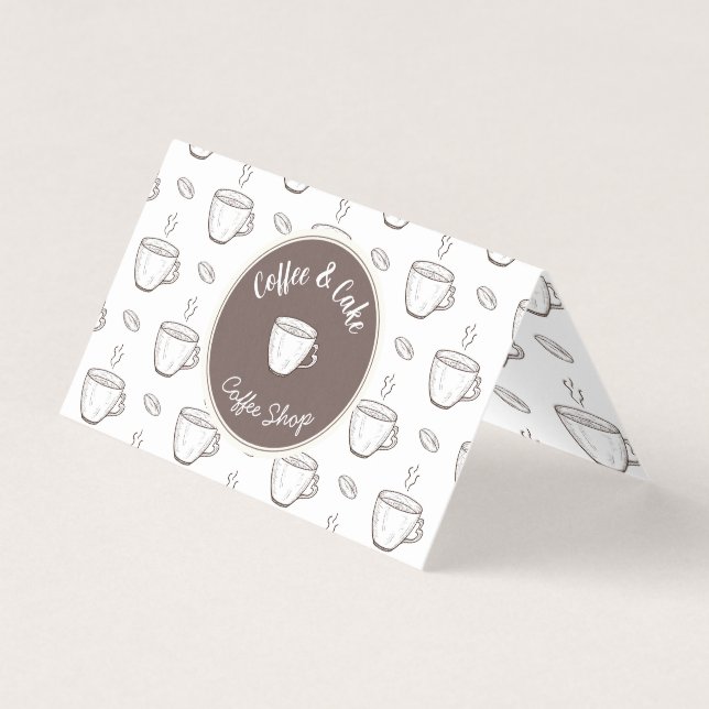 Small Coffee Shop Cottage Bag Topper (Vorderseite)