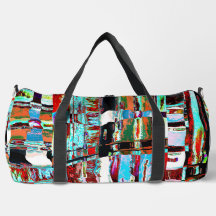 Small Duffel Bag – Collapse Reflection Abstract 