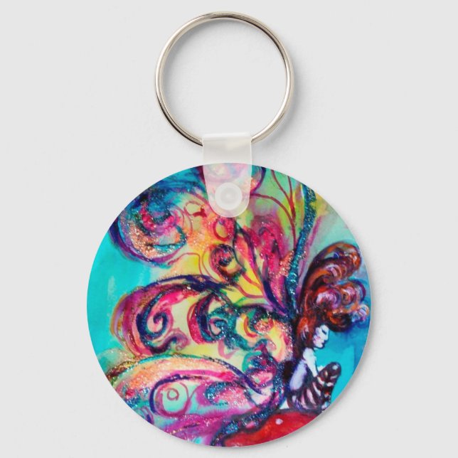 Small Elf of Mushrooms Schlüsselanhänger (Vorderseite)