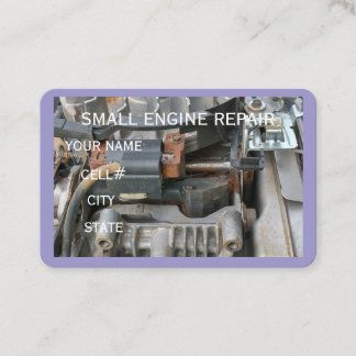 Small Engine Repair Business Card Visitenkarte