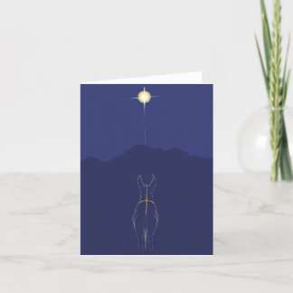 Small folded Christmas card Dankeskarte