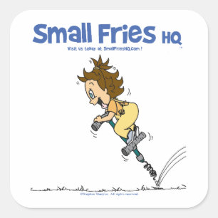 Small Fries HQ Kathy Sticker Sq