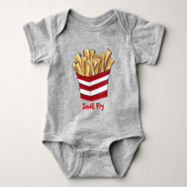 Small Fry Fast Junk Food French Fries Feinschmecke Baby Strampler