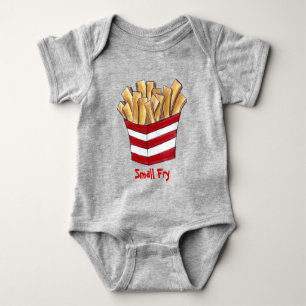 Small Fry Fast Junk Food French Fries Feinschmecke Baby Strampler
