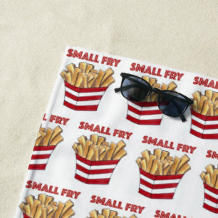 Small Fry French Fried Pommes frites Kartoffeln Ch Strandtuch
