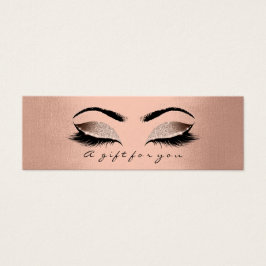Small Geschenkgutschein Rose Gold Glam Lash Makeup