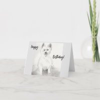 Small Happy Birthday Grußkarte
