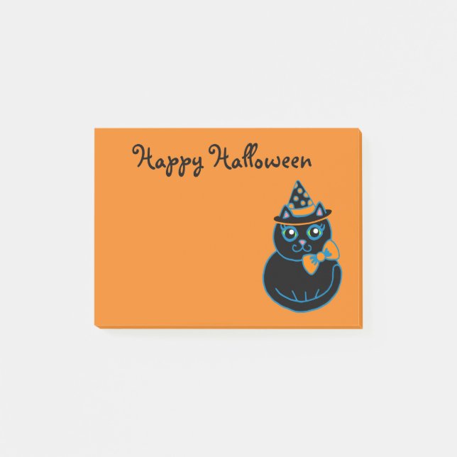 Small Happy Halloween Post It Notes Post-it Klebezettel (Vorderseite)