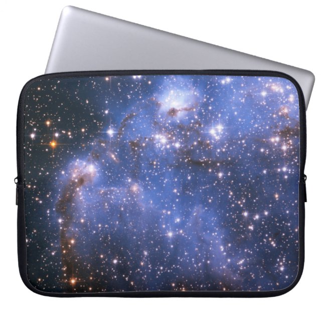 Small Magellanic Cloud Blue Celestial Foto Laptopschutzhülle (Vorderseite)