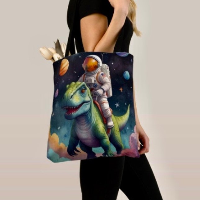 Small Multi-Coloured Aliens in Space Tasche (Von Creator hochgeladen)