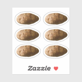 Small Potatoes Potato Custom-Cut Stickers Aufkleber