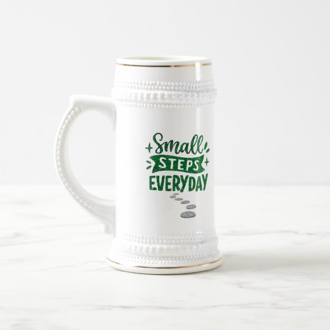 Small Steps Everyday Inspirational Mug (Gauche)