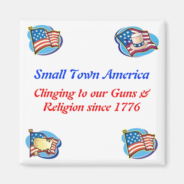 Small Town America Magnet (Vorne)