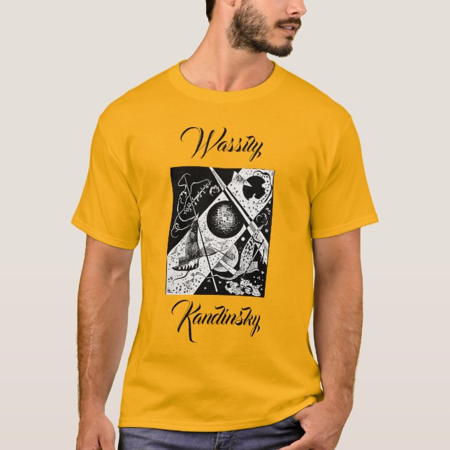 Small Worlds VI - Wassily Kandinsky Name T-Shirt (Vorderseite)