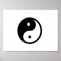 Small Yin/Yang Canvas Print