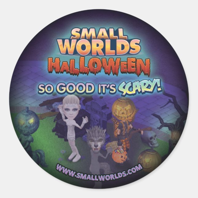 SmallWorlds Halloween Graveyard Stickers (Vorderseite)