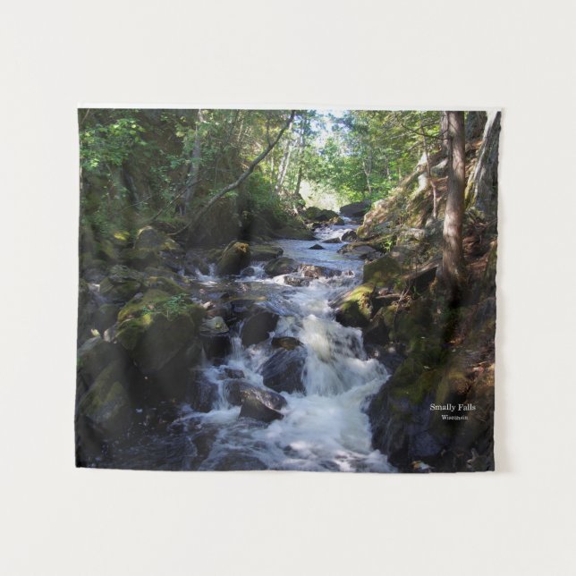 Smally Falls Tapestry Wandteppich (Vorderseite (Horizontal))